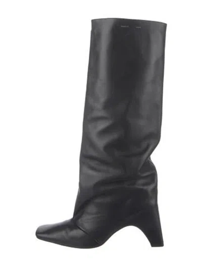 Pre-owned Coperni Leather Boots In Black