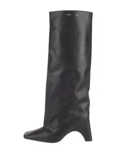 Pre-owned Coperni Leather Boots In Black