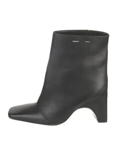 Pre-owned Coperni Leather Boots In Black