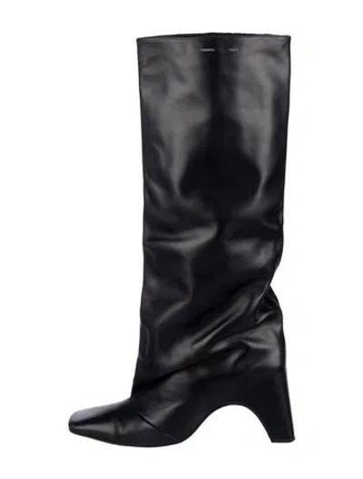 Pre-owned Coperni Leather Boots In Black