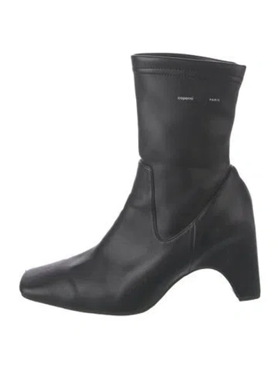 Pre-owned Coperni Leather Boots In Black