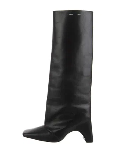 Pre-owned Coperni Leather Boots In Black
