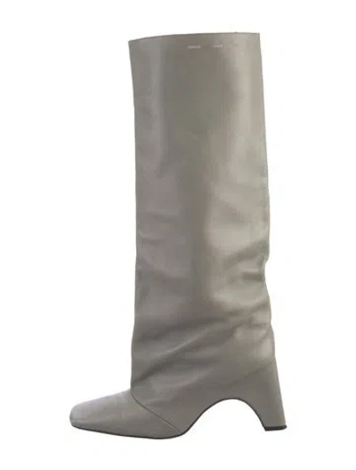 Pre-owned Coperni Leather Boots In Neutral