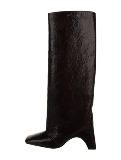 Pre-owned Coperni Leather Boots W/ Tags In Brown