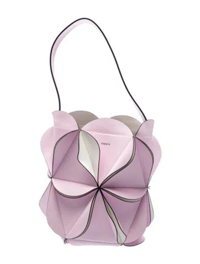 Pre-owned Coperni Leather Bucket Bag In Purple