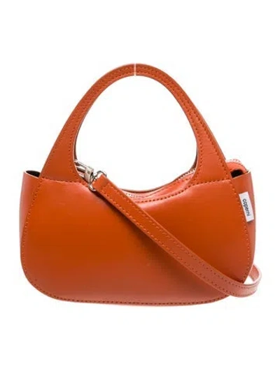 Pre-owned Coperni Leather Crossbody Bag In Brown