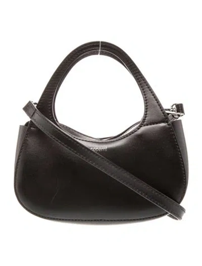 Pre-owned Coperni Leather Crossbody Bag In Gray