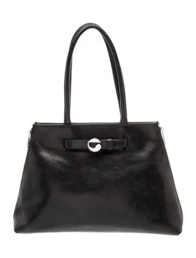Pre-owned Coperni Leather Data In Black