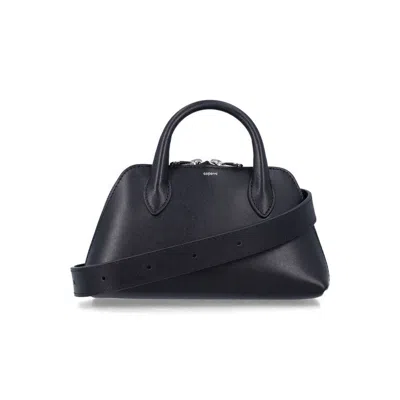 Coperni Leather Duffle Belt Bag Black Calf