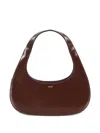 Coperni Leather Embossed Tote Bag In Brown