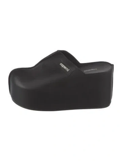 Pre-owned Coperni Leather Mules In Black