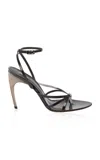 Coperni Leather Sandals In Black