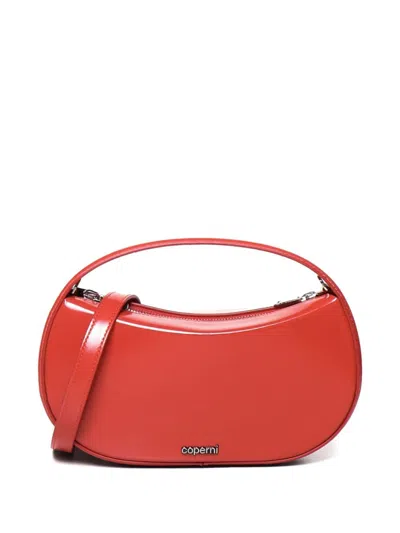 Coperni Leather Shoulder Bag In Red