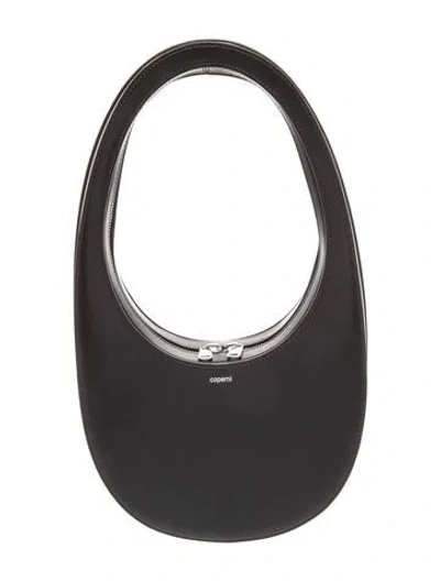 Pre-owned Coperni Leather Shoulder Bag In Black