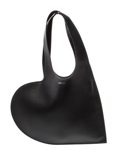 Pre-owned Coperni Leather Shoulder Bag In Black