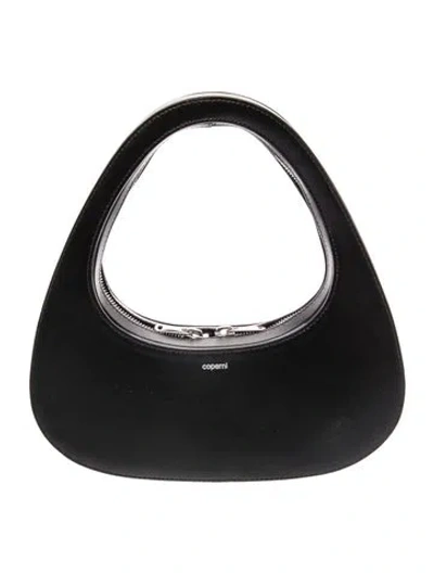 Pre-owned Coperni Leather Shoulder Bag In Black