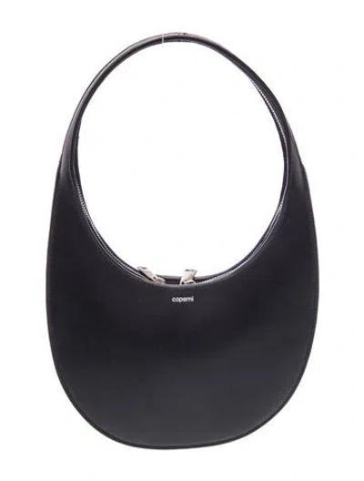 Pre-owned Coperni Leather Shoulder Bag In Black