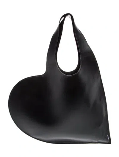 Pre-owned Coperni Leather Shoulder Bag In Black