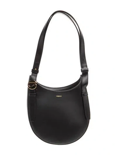 Pre-owned Coperni Leather Shoulder Bag In Black