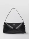Coperni Leather Shoulder Bag Draped Panel Detail