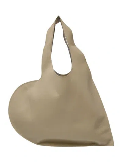 Pre-owned Coperni Leather Shoulder Bag In Neutral