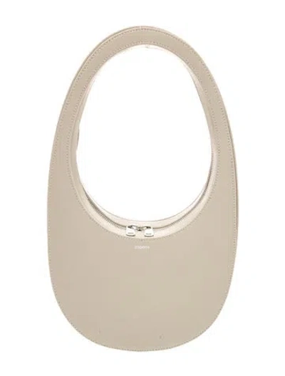 Pre-owned Coperni Leather Shoulder Bag In Neutral