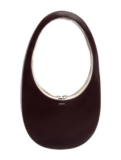 Pre-owned Coperni Leather Shoulder Bag In Purple