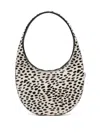 Coperni Animal Print Top Handle Shoulder Bag In Black