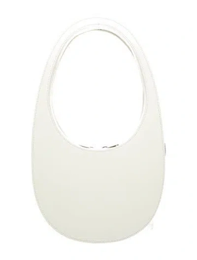 Pre-owned Coperni Leather Shoulder Bag In White
