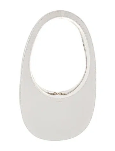 Pre-owned Coperni Leather Shoulder Bag In White