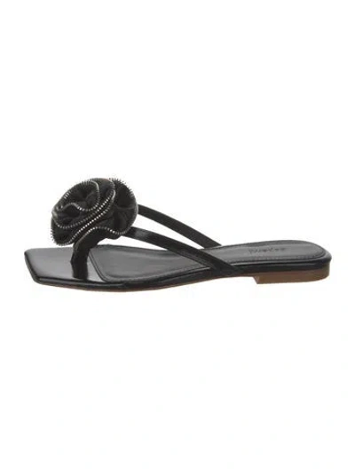Pre-owned Coperni Leather Slides In Silver