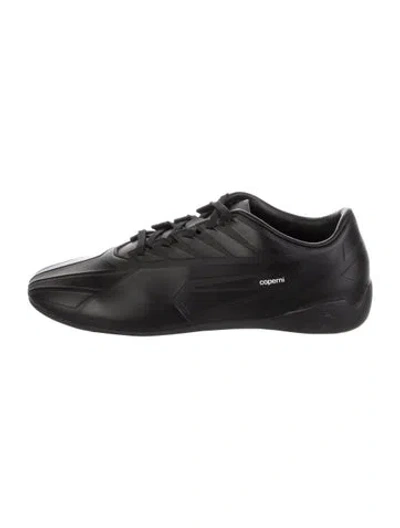 Pre-owned Coperni Leather Sneakers In Black