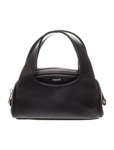 Pre-owned Coperni Leather Top Handle Bag In Black