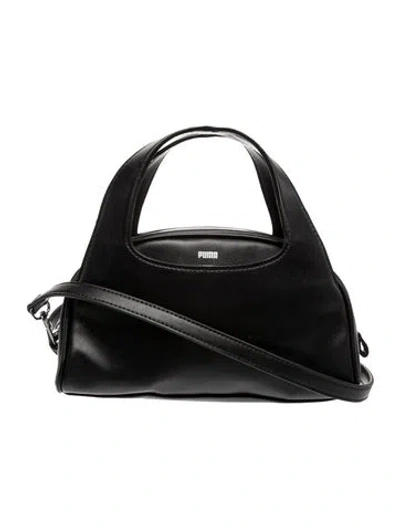 Pre-owned Coperni Leather Top Handle Bag In Black