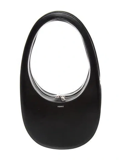 Pre-owned Coperni Leather Top Handle Bag In Black