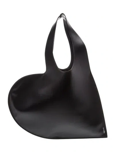 Pre-owned Coperni Leather Top Handle Bag In Black