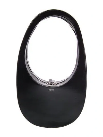 Pre-owned Coperni Leather Top Handle Bag In Black