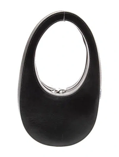 Pre-owned Coperni Leather Top Handle Bag In Black