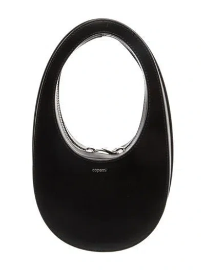 Pre-owned Coperni Leather Top Handle Bag In Black