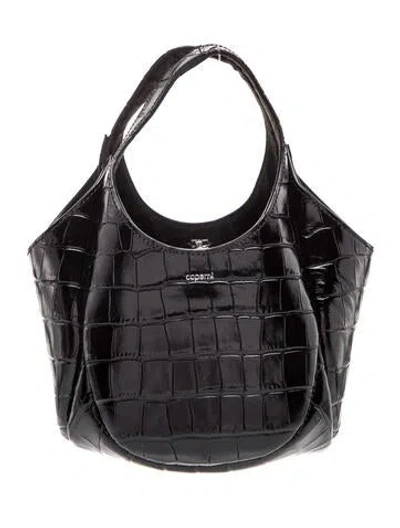 Pre-owned Coperni Leather Top Handle Bag In Black