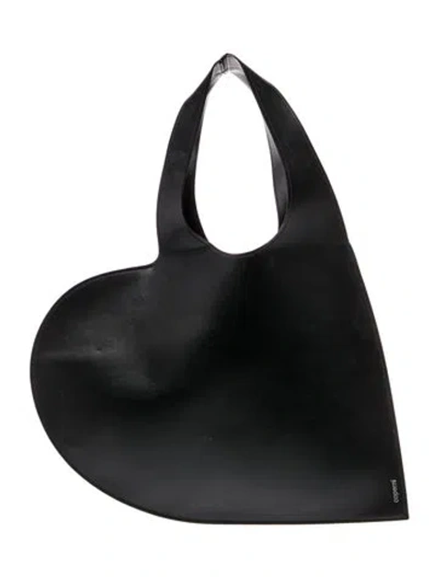Pre-owned Coperni Leather Top Handle Bag In Black