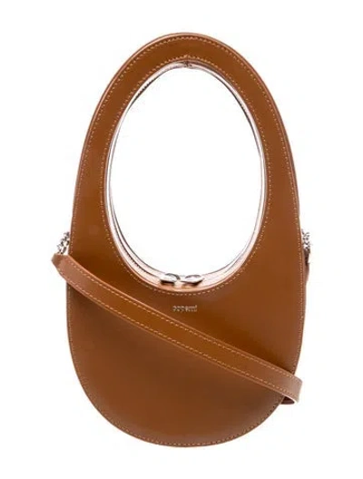 Pre-owned Coperni Leather Top Handle Bag In Brown