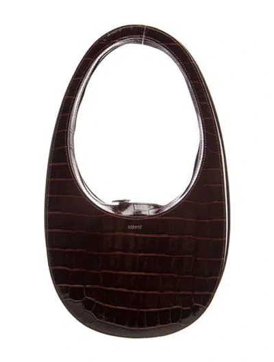 Pre-owned Coperni Leather Top Handle Bag In Brown