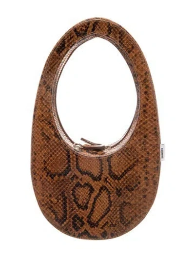 Pre-owned Coperni Leather Top Handle Bag In Brown