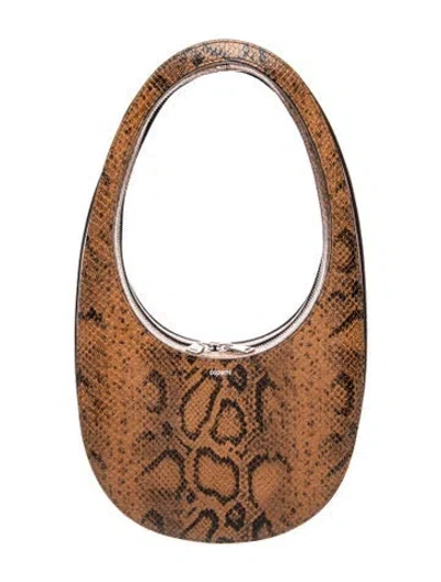 Pre-owned Coperni Leather Top Handle Bag In Brown