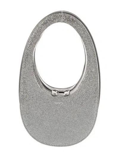 Pre-owned Coperni Leather Top Handle Bag In Gray