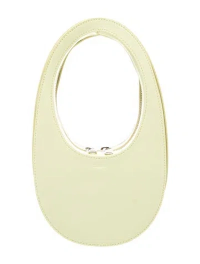 Pre-owned Coperni Leather Top Handle Bag In Green