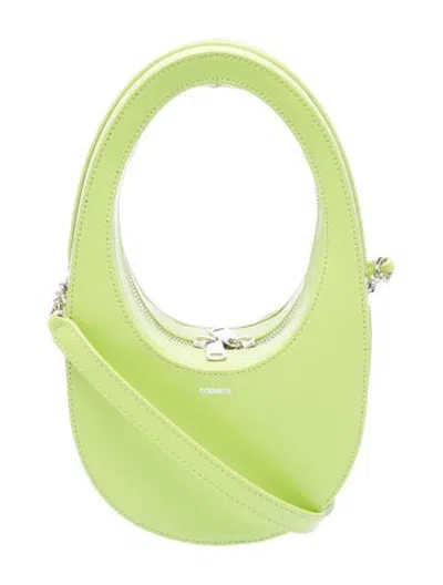 Pre-owned Coperni Leather Top Handle Bag In Green
