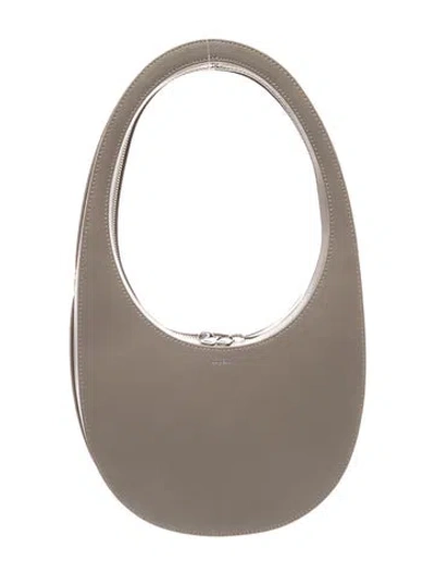 Pre-owned Coperni Leather Top Handle Bag In Grey