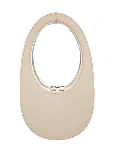 Pre-owned Coperni Leather Top Handle Bag In Neutral